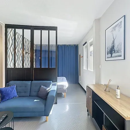 Cocon Bleute - Proche De La Gare - Climatisation Appartement *